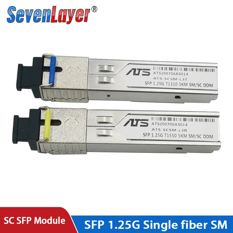 Модуль SFP 1,25G SC BiDi нм/Нм WDM коммутатор SFP модуль трансивера с переключателем с функцией DDM, совместимый с Mikrotik