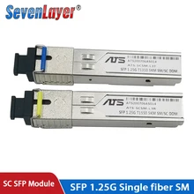 Модуль SFP 1,25G SC BiDi нм/Нм WDM коммутатор SFP модуль трансивера с переключателем с функцией DDM, совместимый с Mikrotik