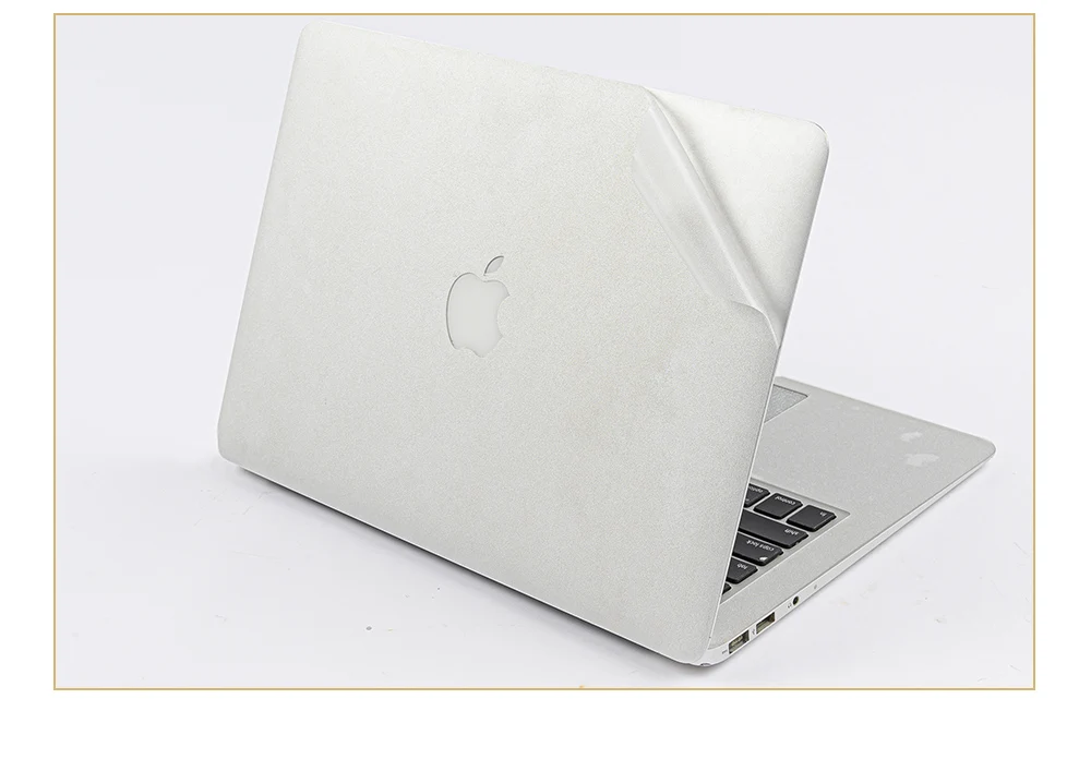 Laptop Sticker Clear Vinyl Decal Guard Front Bottom Cover Skin Protector For Apple Macbook Air 16 13" Pro 12" 15"