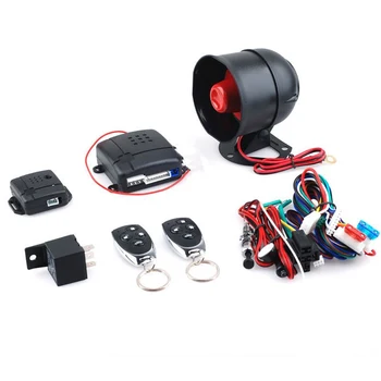 

Car Alarm System 1-Way Remote Central Door Lock Keyless Entry System With 2 Remote Control Burglar Protection Security System