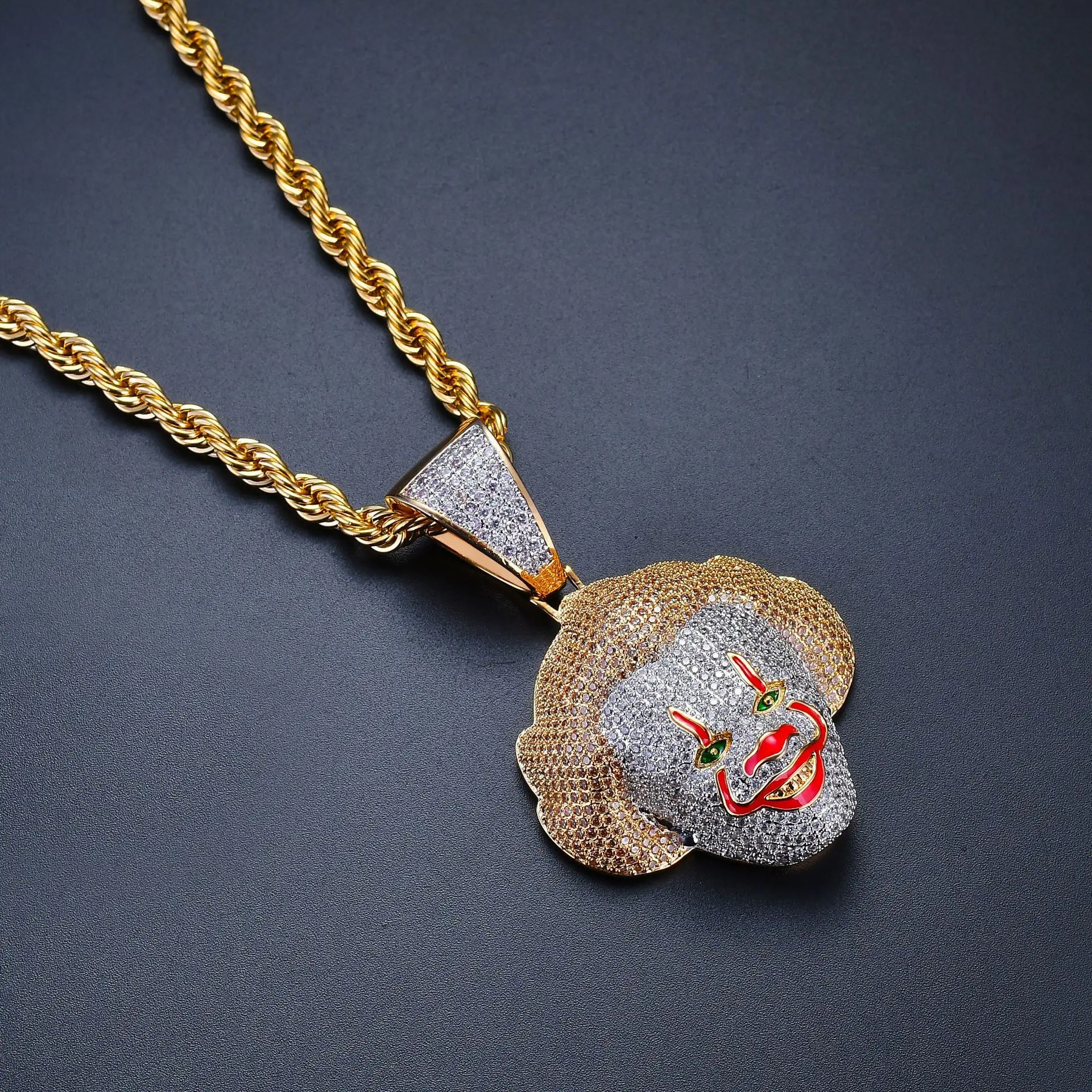 Cubic Zircon Pendant Necklace 24 