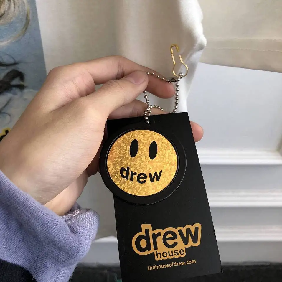 20SS DREW House, футболка для мужчин и женщин, 1:1, высокое качество, модная футболка с цифровым прямым впрыском, Harajuku, Джастин Бибер, DREW, футболка