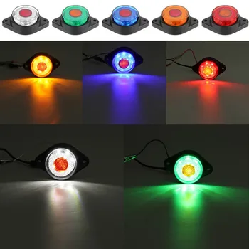 

Universal 24V 8LED Waterproof Indicator Side Marker Light Visible Double Side Lamp For Truck Trailer Led Indicator -