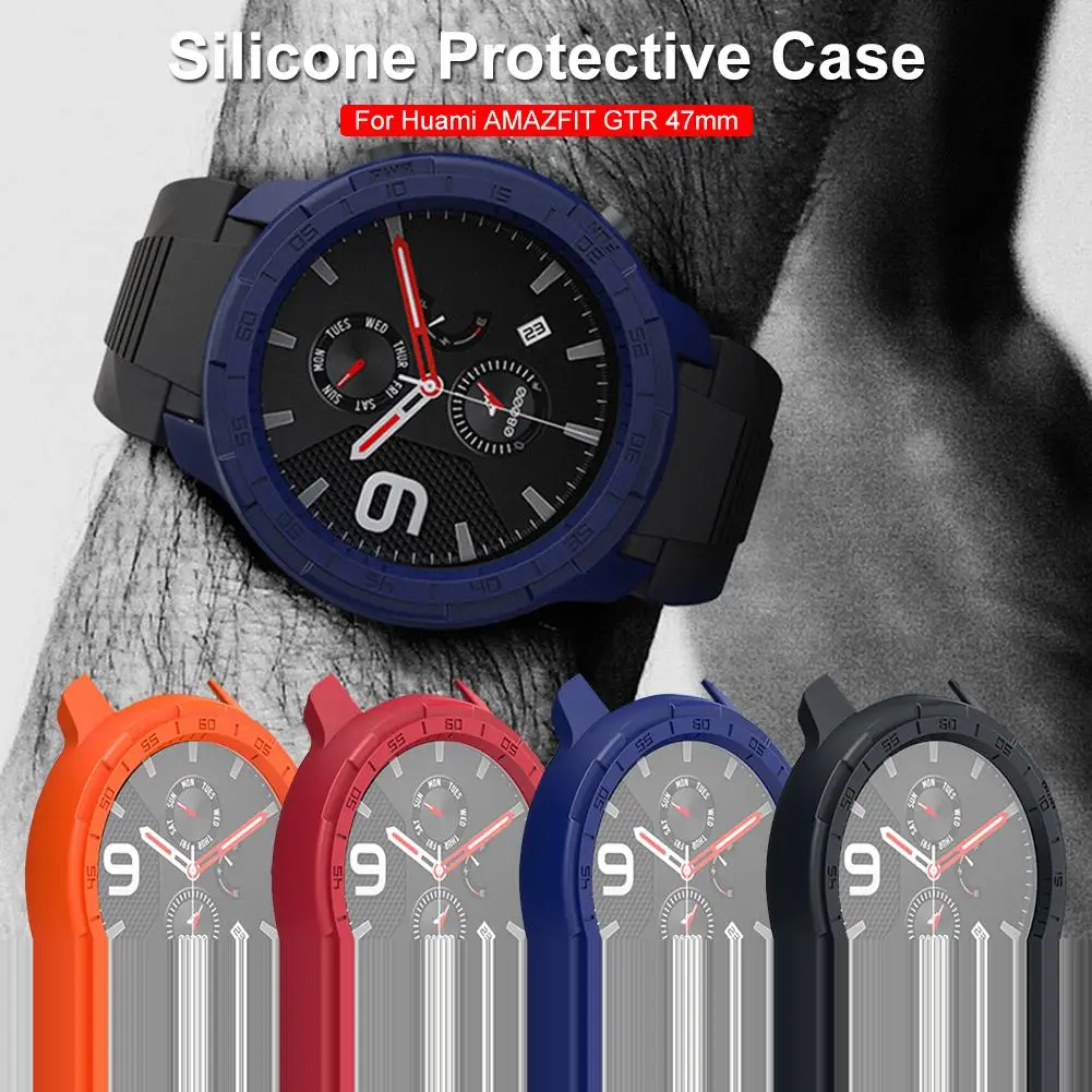  Protective Case Cover Soft Shell for Huami AMAZFIT GTR 47mm Smart Watch #BW - 4000252777157