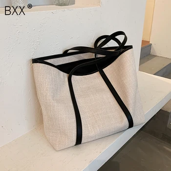 

[BXX] Bucket Bags For Women 2020 Summer Casual Canvas Shoulder Crossbody Bag Female Travel Handbags Fashion Cross Body Bag HN742