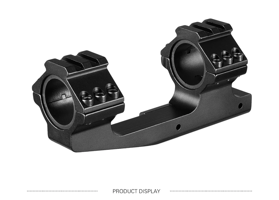 A Double Ring Alloy Rifle Scope Mount Optic Sight Rings 30 /25.4 Mm Dia