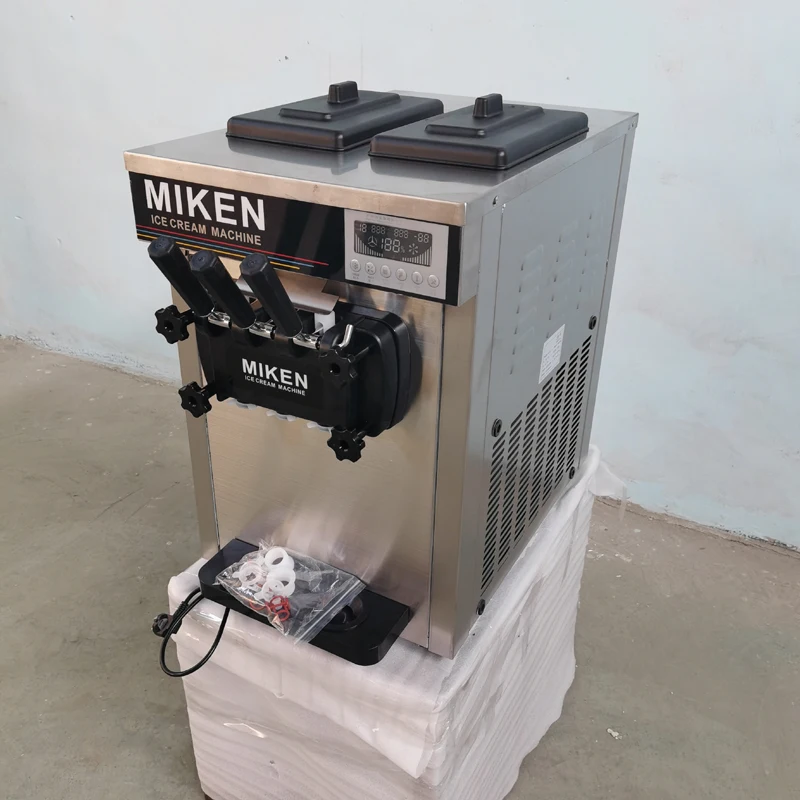 

Commercial Desktop Automatic Soft Ice Cream Machine Ice Cream Machine Sundae Cone Machine