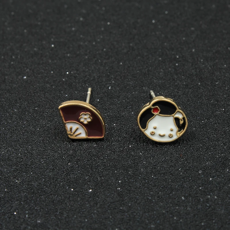 A31-Stud Earrings Бренд Grace Jun милые серьги в Корейском стиле с мультяшными животными маленькие Клипсы Серьги и серьги-гвоздики для пирсинга для женщин и девушек очаровательные серьги - Окраска металла: A31-Stud Earrings