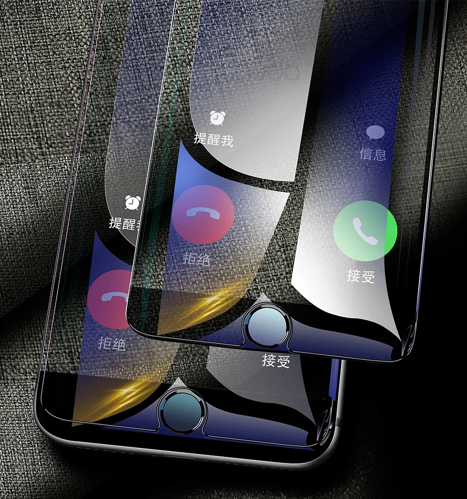 3Pcs Gehärtetem Glas Für iPhone X XS Max XR Glas Für iPhone 7 8 6 6s Plus 5 5S SE Screen Protector