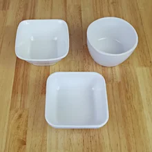

Melamine Dinnerware Square Seasoning Bowl With Chain Restaurant A5 Melamine Bowls Melamine Tableware Snack bowl