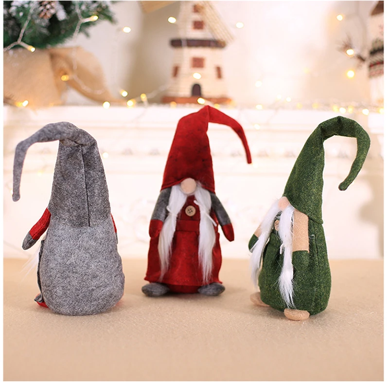 40 см Navidad Фигурка Санта-Клауса куклы рождественские украшения для дома стоящая игрушка adornos de navidad Merry Christmas подарок для детей