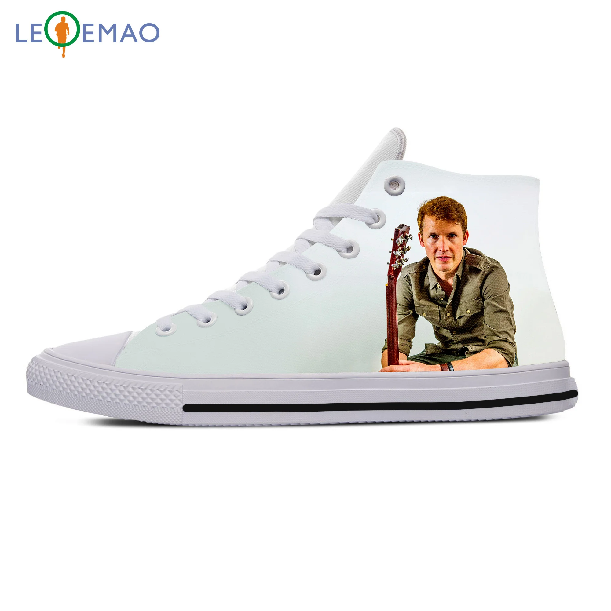 

Custom Spring Autumn Canvas Sneakers James Blunt High Quality Handiness Flats Running Shoes Comfortable Big White Zapatillas