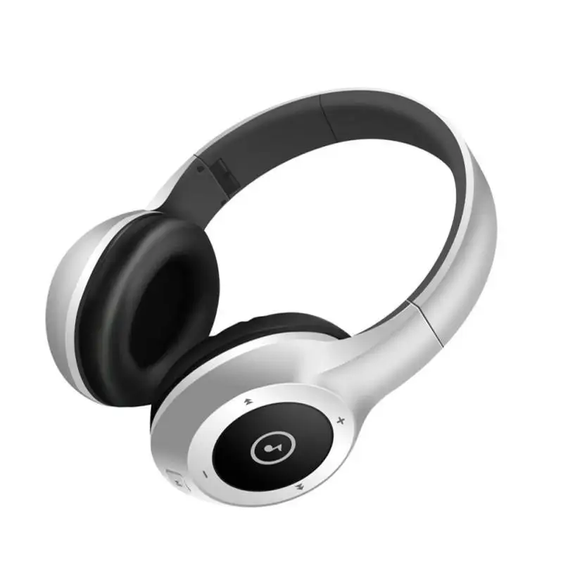 silver T8 стерео Hi-Fi наушники Bluetooth 4,2 спортивные наушники MP3 Беспроводная гарнитура Поддержка TF карты с 900 мАч большой Battary6 - Цвет: silver