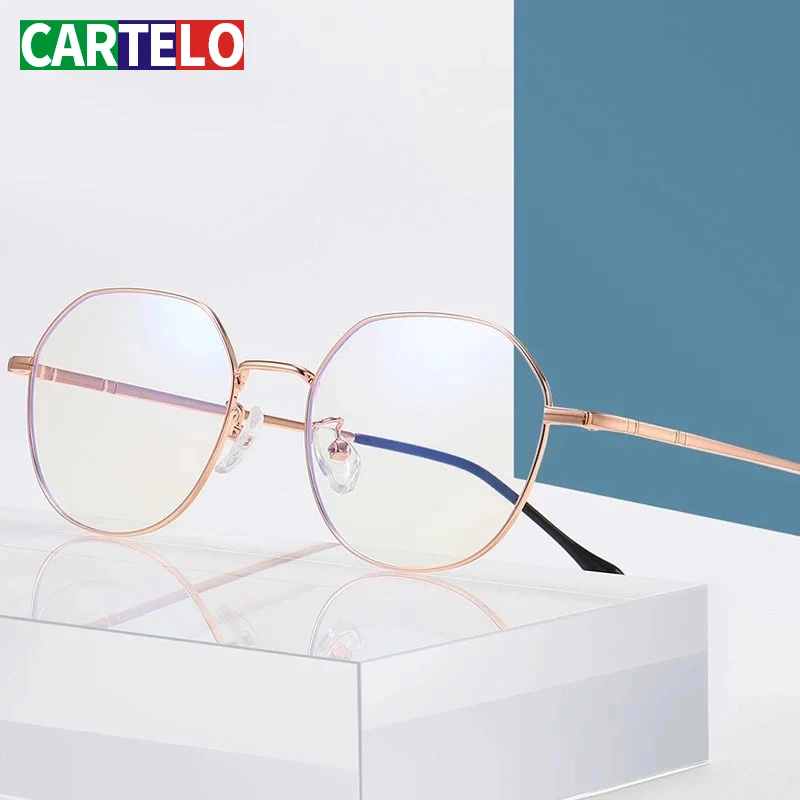 

CARTELO Protection UV400 Radiation Goggles Spectacles Computer Mobile phone Glasses Men Women Blue Light Blocking Glasses