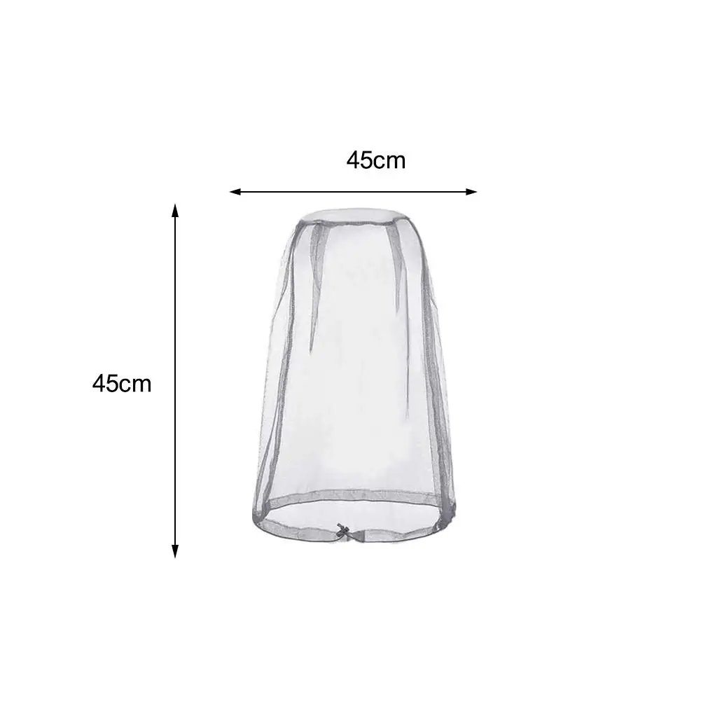 New Outdoor Fishing Cap Midge Mosquito Insect Hat Fishing Hat Bug Mesh Head Net Face Protector Travel Camping Cap Hats Mesh Cove