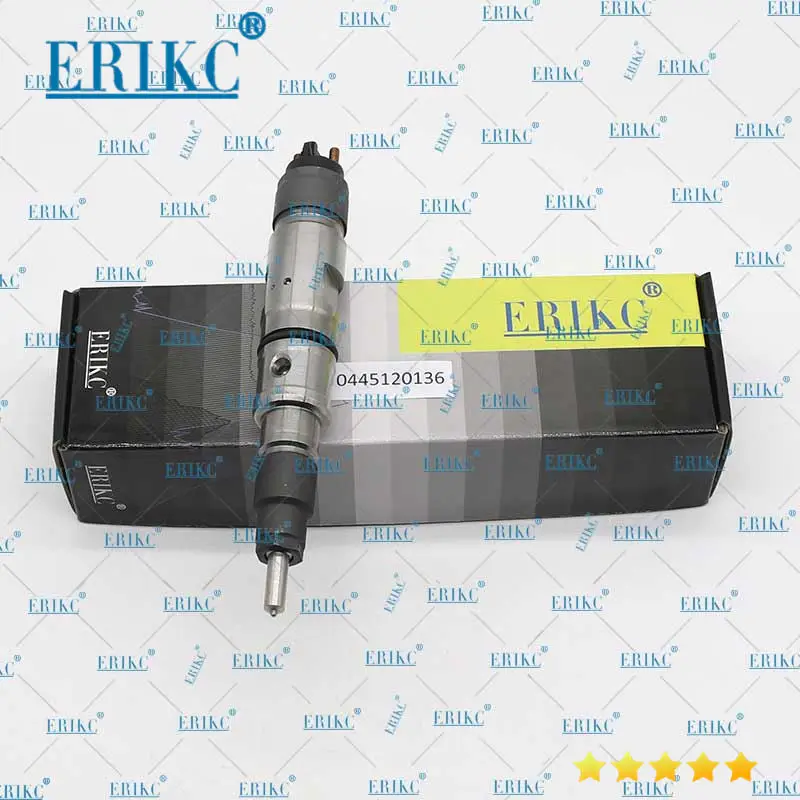 ERIKC 0445120136 коллектора системы впрыска топливной распылительной форсунки 0 445 120 136 дизель инжектор 0445 120 136 для Bosch
