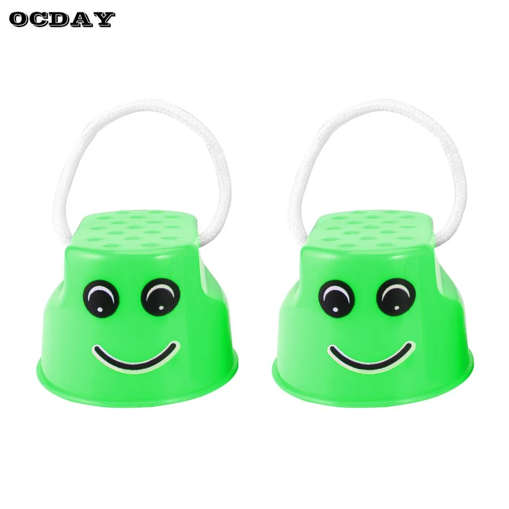OCDAY 1 шт. 7 цветов Walk Stile игрушка для прыжков пластиковая улыбка лицо узор Дети Спорт на открытом воздухе тренировка баланса игрушка-лучший подарок
