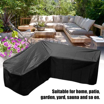 

Corner Furniture Cover Yard V Shape Massage Tables Practical Outdoor Garden Sofa Protect Foldable Patio Waterproof Multifunction
