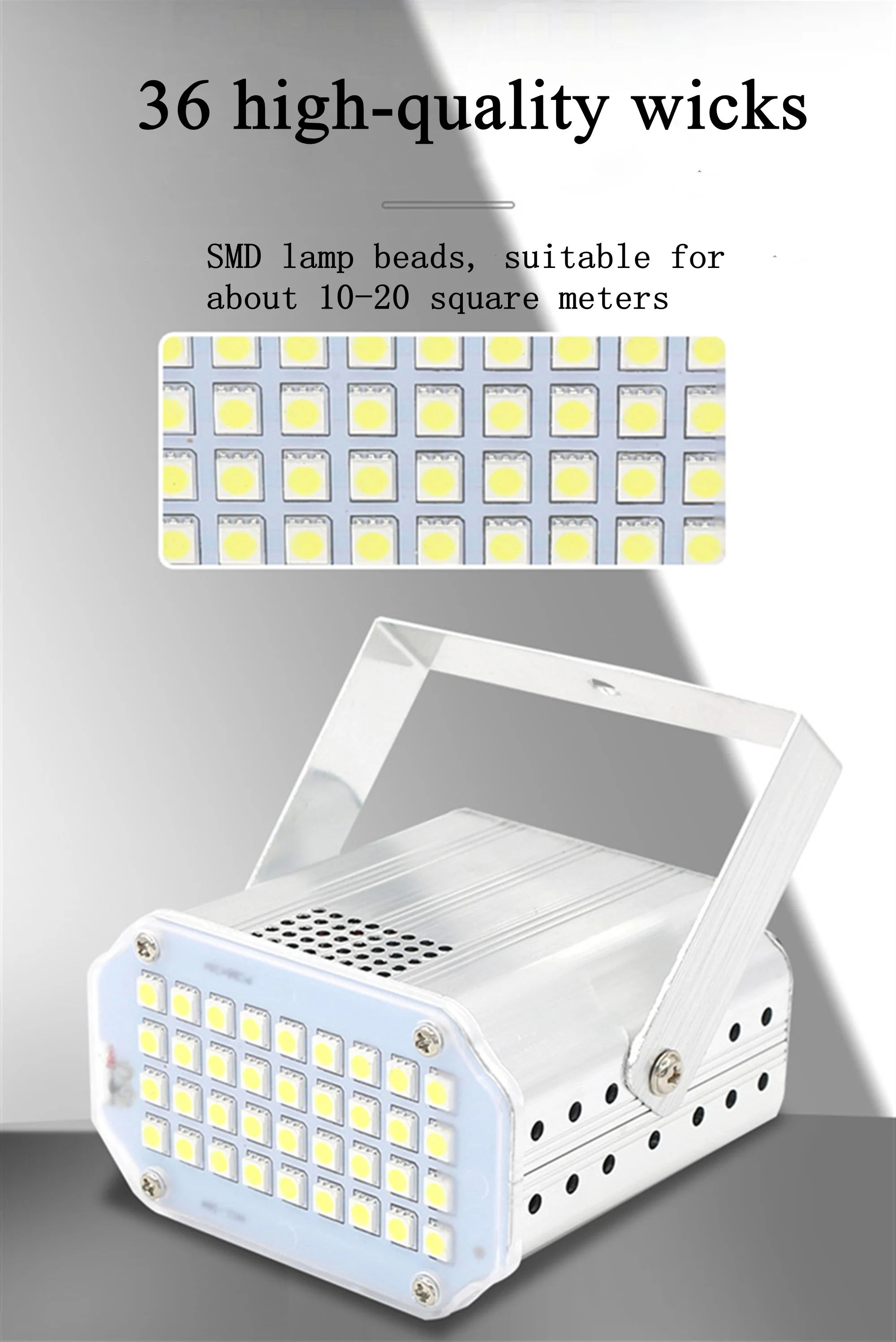 

Мини светодиодный диско-светильник 36 Led RGB УФ свет белый мерцающий светильник музыкальный звуковой активации вспышка сценические светильник рождественские украшения для дома