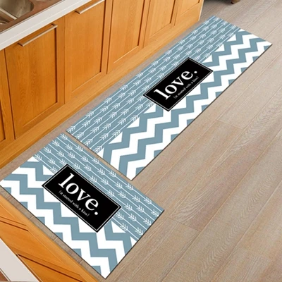 Kitchen Mat15 Геометрический Кухня коврик анти-скольжения офисное кресло Добро пожаловать коврик коврики для коврик для кухонь, ванных коврик Гостиная - Цвет: Kitchen Mat15