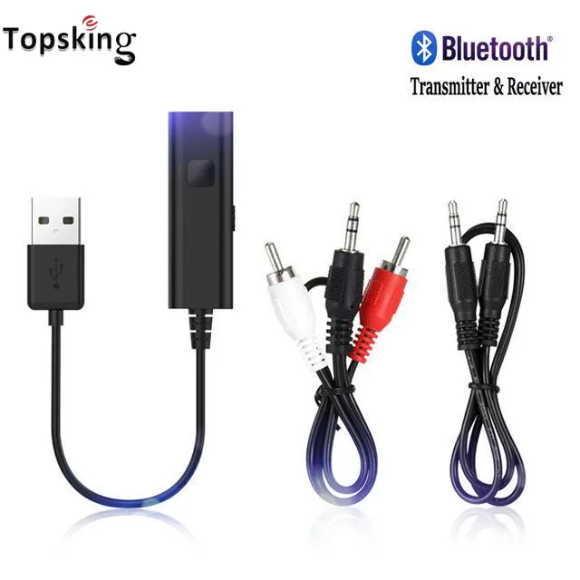 Мини 3 5 мм Bluetooth передатчик приемник AUX стерео беспроводной адаптер для