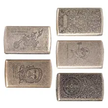 Ретро металлический Бронзовый портсигар Карманный ящик для хранения Контейнер для IQOS испаритель мини сигарета держатель для мужчин