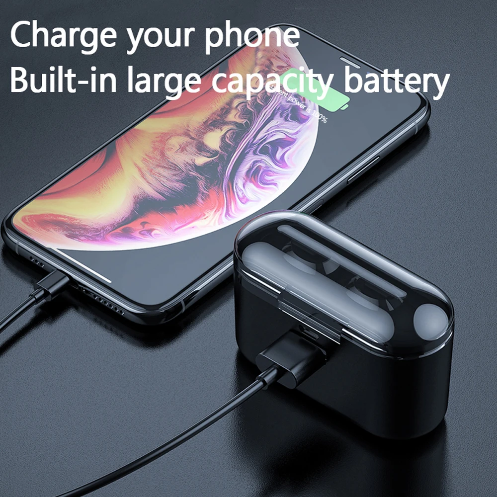 BT-01 Tws беспроводные Bluetooth наушники 5,0 в ухо вакуумные наушники phonnes Мини спортивная Гарнитура с зарядным устройством для