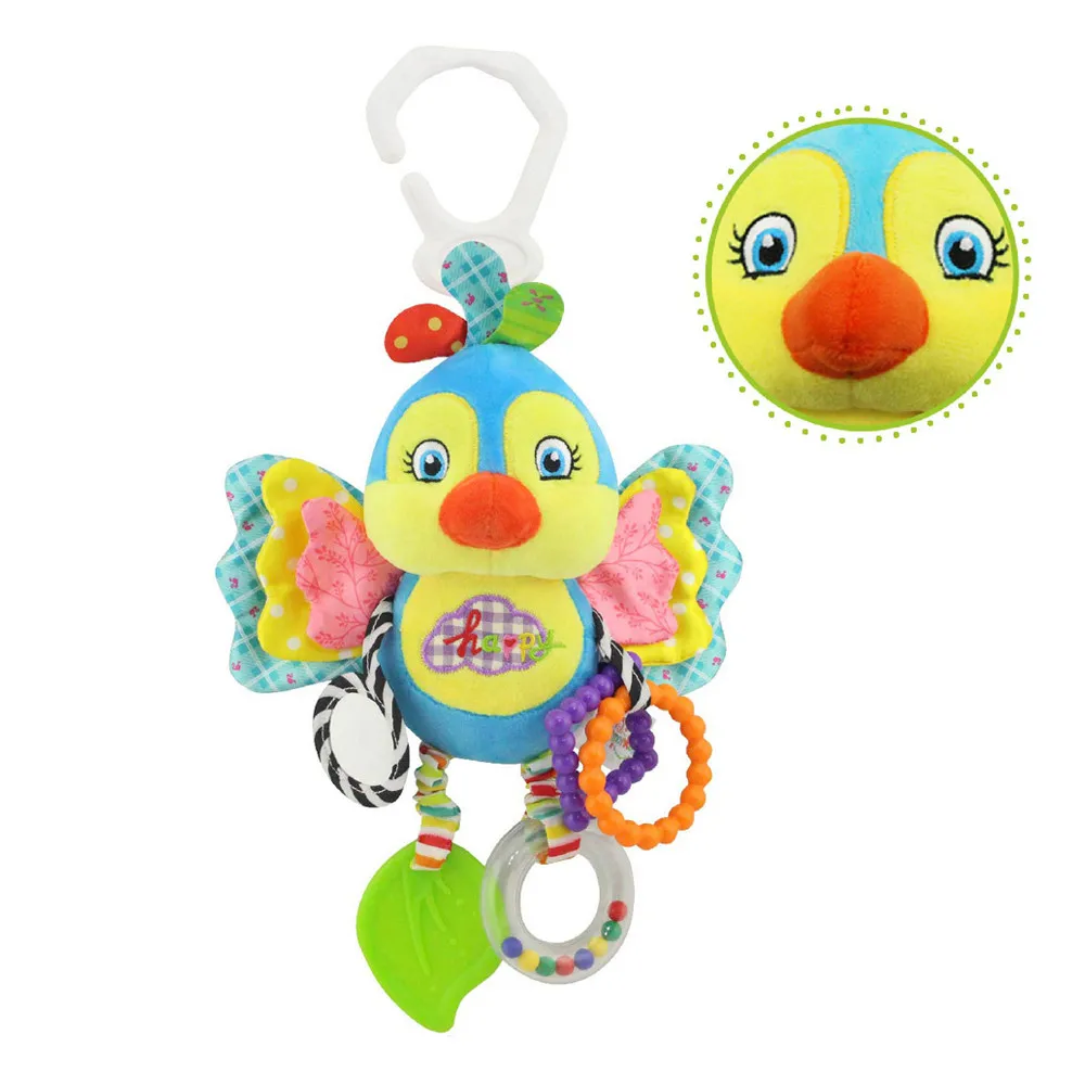 HIINSTBaby/детская коляска, подвесная игрушка, плюшевое животное, погремушка, кровать, Колокольчик для младенцев, комфортная игрушка для новорожденных, коляска, кровать, животное, подарок, детская игрушка