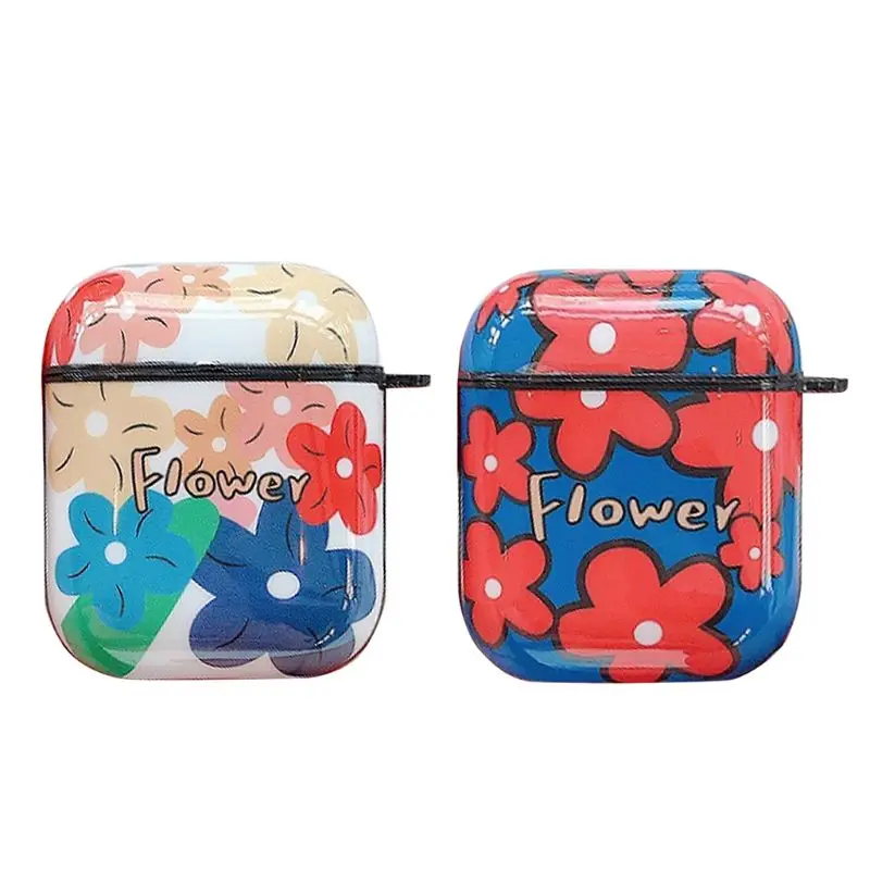 

Beautiful Flower Pattern Protective Case Cover Protector for Apple Airpods 1/2