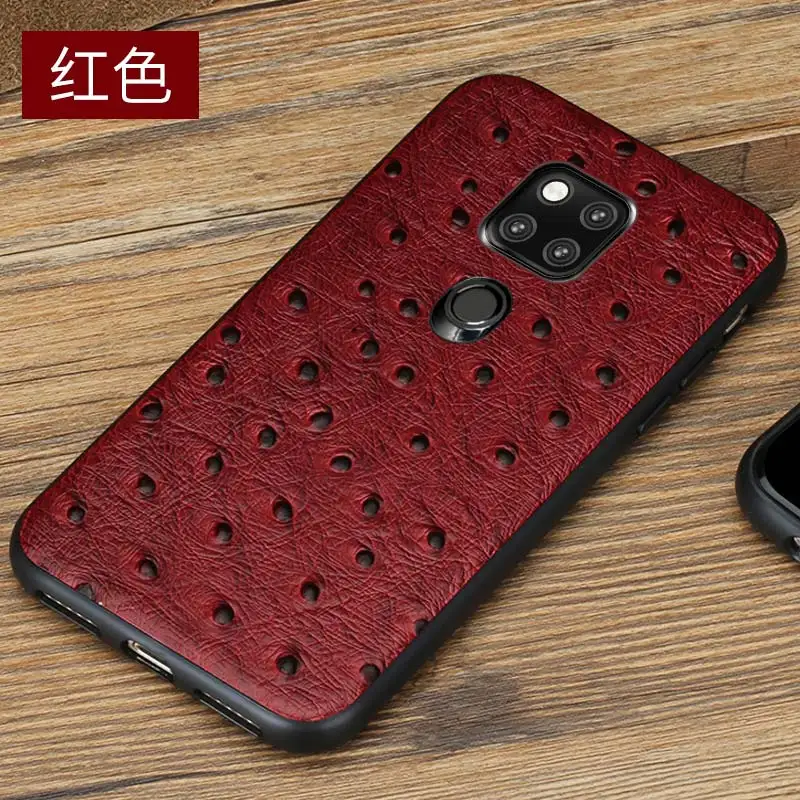 Страусиная кожа все включено чехол для телефона для huawei mate 20 10 pro mate 9 pro Honor 9 Lite противоударный высококачественный защитный чехол - Цвет: Красный