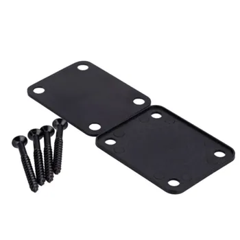 

Electric Guitar Neck Plate Stainless Steel Fix Tele Guitar Connecting Board Including Screws Guitar Accessories
