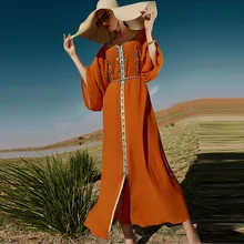 

Ramadan Dubai Abaya Turkey Islam Arabic Muslim Evening Dress For Women Robe Femme Musulmane Longue Caftan Marocain Vestido Longo