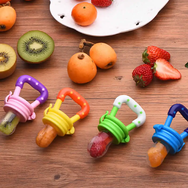 Baby teethers Fresh Food Nibbler Feeder teether Newborn Safety Feeding Nipple Mesh Bag Chew Fruits Vegetables Soother feeders