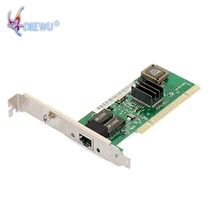DIEWU RTL8169 10/100/1000 Мбит/с PCI бездисковой сетевые карты RJ45 порт lan карта для ПК