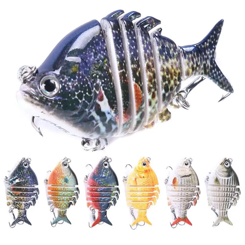 

6.35cm/9.3g tilapia Gnarled fish bionic False bait Artificial hard bait fishing gear 35DC26