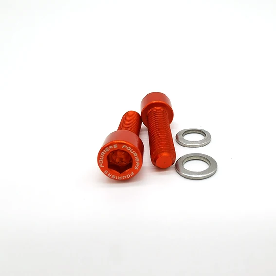 FOURIERS винт велосипедный BN-M002 флягодержатель болт M5x0.8x17mm держатель для бутылки s MTB