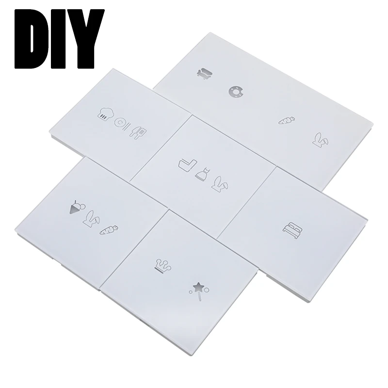 Стеклянная панель с умным переключателем DIY (она относится только к