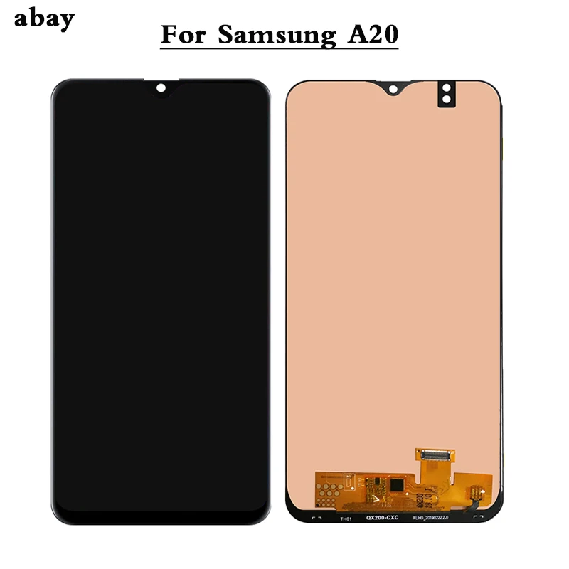 ЖК-дисплей для SAMSUNG GALAXY A10 A105 A105F A20 A20 A205 A30 A305 ЖК-дисплей Дисплей кодирующий преобразователь сенсорного экрана в сборе ЖК-дисплей Экран Замена