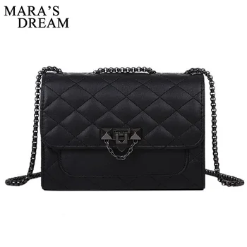 

Mara's Dream 2020 New Small Aromatherapy Chain One Shoulder Messenger Soft Leather Simple And Wild Mini Square Bag