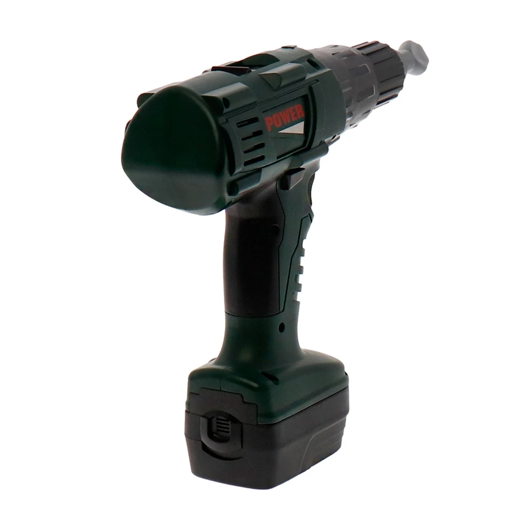 Durable Kids Tool Set with Electronic Drill and Pretend Play Construction Accessories + Storage Case, Children Educational Toys