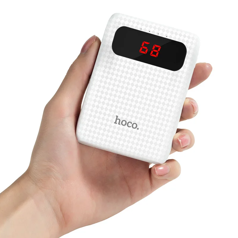 

HOCO/Hoco LED Large Screen Digital Display Power Bank 10000 MAh Power Bank B20-MIGE Universal Portable