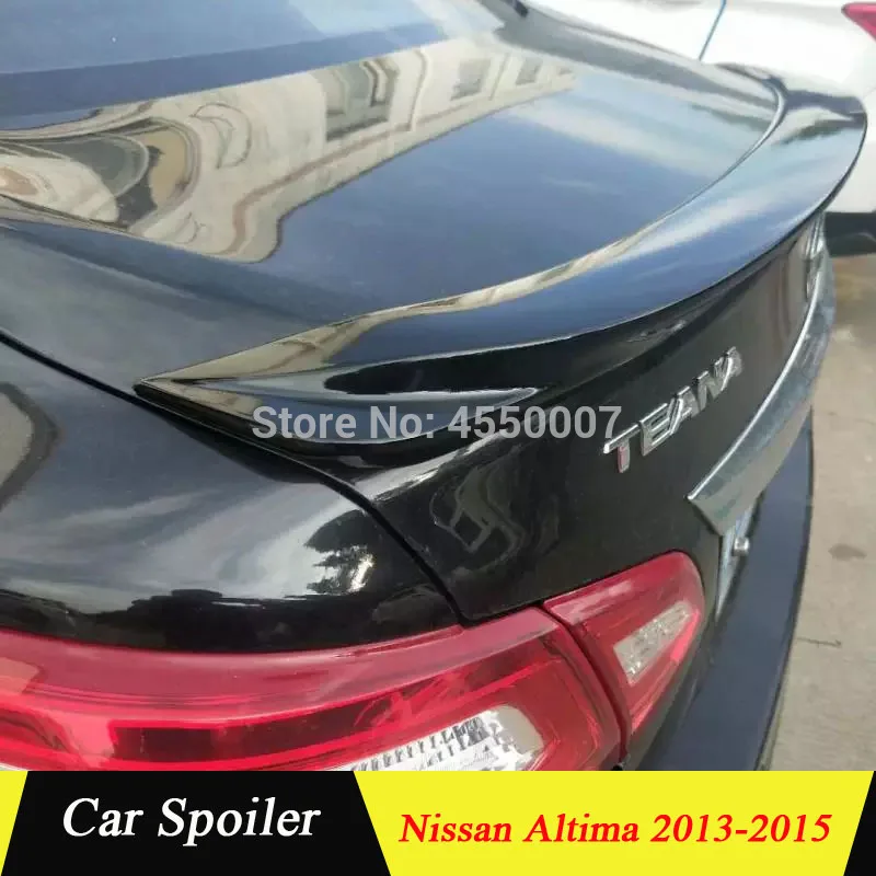 Для nissan altima спойлер teana ABS спойлер из материала задний багажник спойлер на крышу для teana 2013