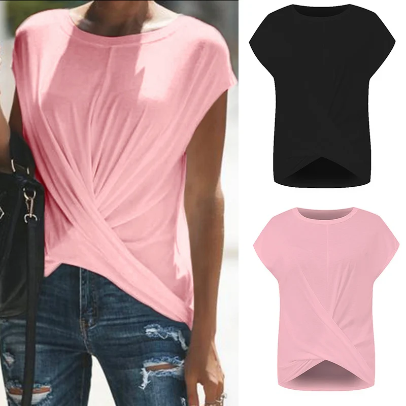 

Fashion Women Loose Sexy Female Short SleevesTop Ladies Kawaii T-Shirt summer oversize Polyester 90s Basic Ulzzang Tee clothes