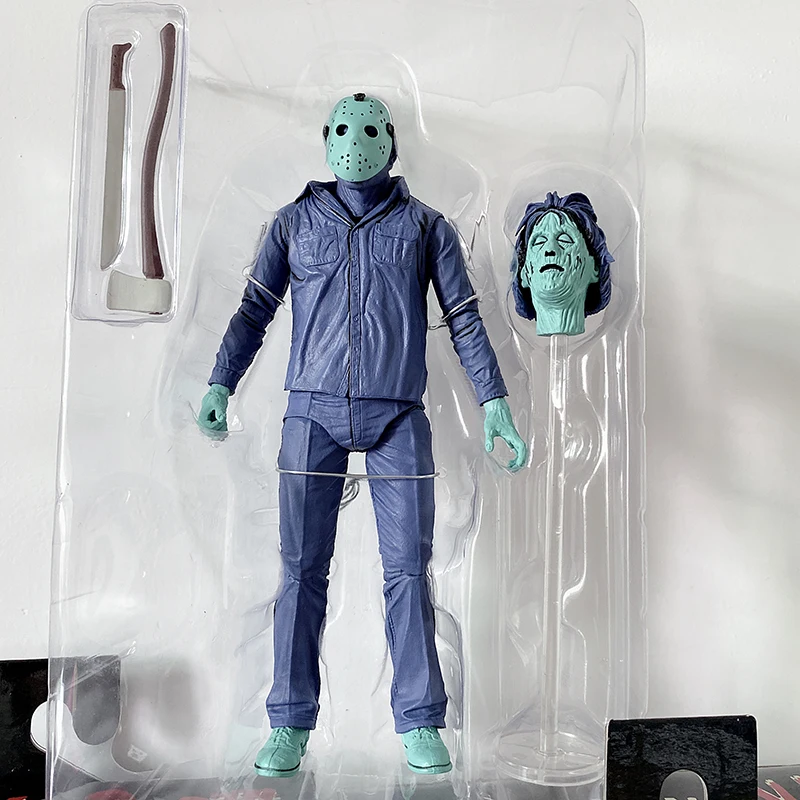 9 типов,, NECA Friday, 13-я часть, 3D, Джейсон, видео игра, Voorhees, Фредди, фигурка, игрушка, кукла, ужас, подарок - Цвет: H no box