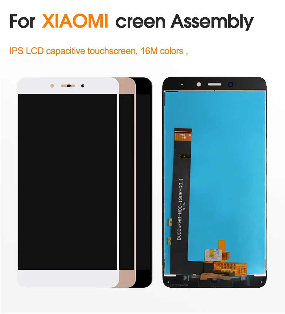 Для 5," Xiaomi Redmi Note 4 MTK Helio версия ЖК-дисплей+ сенсорный экран панель дигитайзер сборка Замена