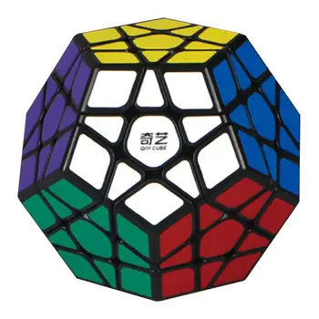 

QIYI Megaminx Cube 3x3 Stickerless Magic Cube Dodecahedron Speed Cubes Brain Teaser Puzzle Toy