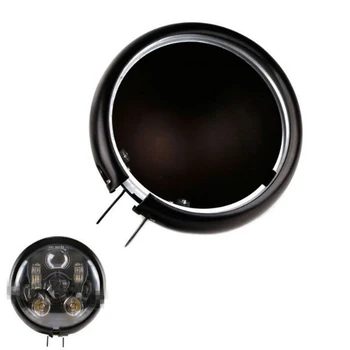 

5 3/4Inch Motorcycle LED Headlight Housing Bucket Bracket Cover For Harley Motorcycle Headlight Cover