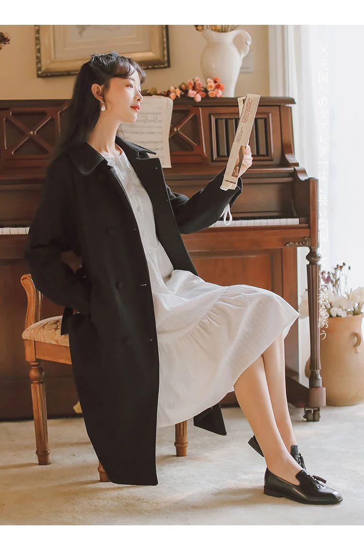 new fashion women's clothing Long sleeve wool coat coats and jackets women