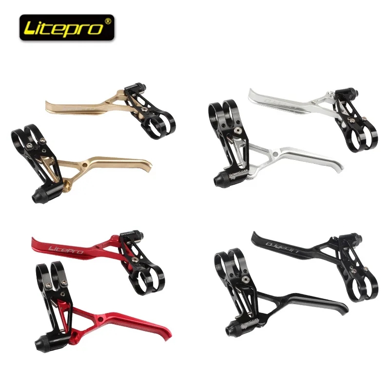 

Cross Border for litepro Brake Handle LP Ultra-Light CNC 64G Folding Bicycle Road Bike Ferry V-Brake