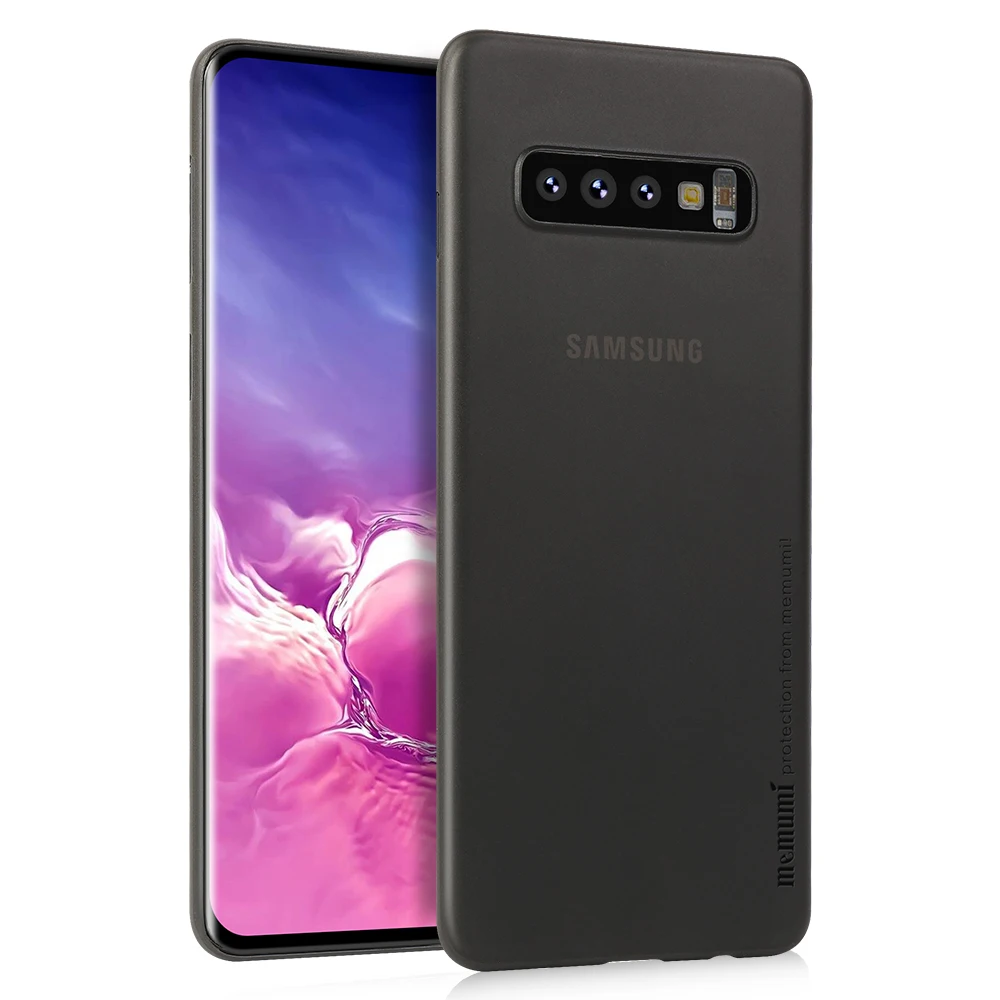 S10Plus Trans-Black Memumi чехол для samsung-S10/S10e/S10 Plus, Жесткий Чехол, ультратонкий ПП 0,3 мм матовый тонкий чехол для Galaxy-s10 plus - Цвет: S10Plus Trans-Black